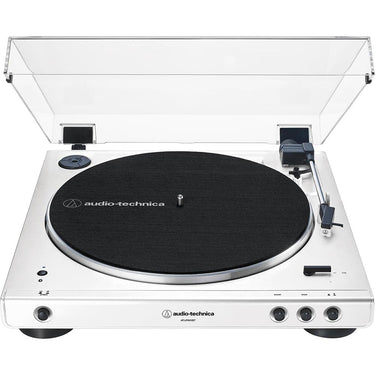 Audio-Technica AT-LP60XBT-WW Wireless Belt-Drive Turntable + 2YR Warranty + Record Care Bundle