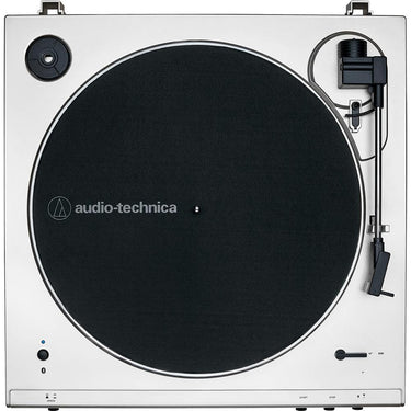 Audio-Technica AT-LP60XBT-WW Wireless Belt-Drive Turntable + 2YR Warranty + Record Care Bundle