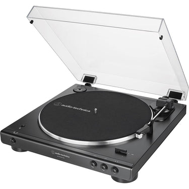 Audio-Technica Belt-Drive Turntable w/ Bluetooth & USB + Studio Monitors + Record Care Bundle