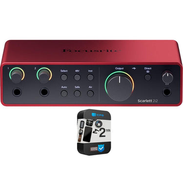 Focusrite Scarlett 2i2 4th Gen Audio Interface with 2 Year Warranty