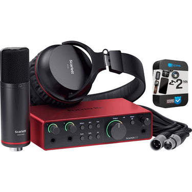 Focusrite Scarlett 2i2 Studio 4th Gen Audio Interface with 2 Year Warranty