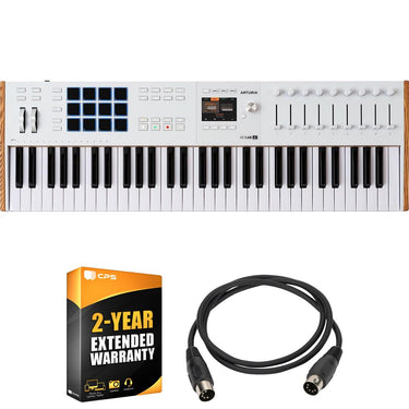 Arturia KeyLab 61 Mk3 61-Key USB MIDI Controller Keyboard + MIDI Cable + 2 YR Warranty