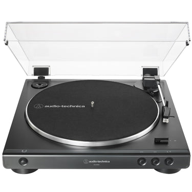 Audio-Technica Fully Auto Belt-Drive Stereo Turntable 33-1/3 & 45 RPM + Studio Monitors, Pair