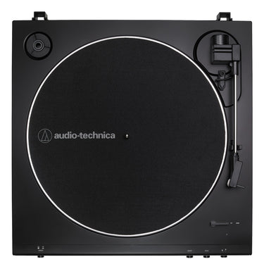 Audio-Technica Fully Auto Belt-Drive Stereo Turntable 33-1/3 & 45 RPM + Studio Monitors, Pair