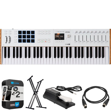 Arturia KeyLab 61 Mk3 61-Key USB MIDI Controller Keyboard + Pedal + 2 YR Warranty