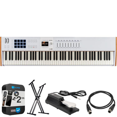 Arturia KeyLab 88 mk3 88-Key Hammer MIDI Controller Keyboard + Pedal + 2 YR Warranty