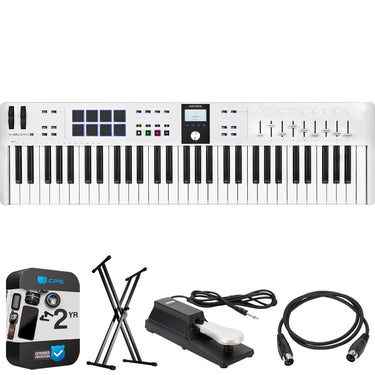 Arturia KeyLab Essential Mk3 61-Key USB MIDI Controller Keyboard + Pedal + 2 YR Warranty