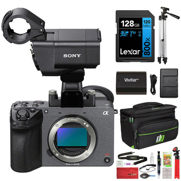Sony Cinema Line FX2, Full-frame Cinema Camera w/ XLR Handle Unit +Accessories Bundle