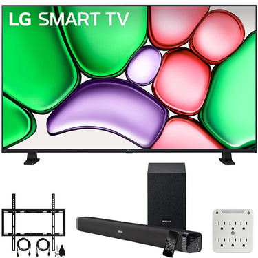 LG 32LR655BPUA 32 inch Class LR65 Series LED HD WebOS TV + Premium Soundbar Bundle