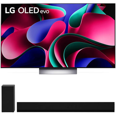 LG OLED evo G3 65" 4K Smart TV w/ LG GX 3.1 ch High Res Audio Soundbar (2023 Model)