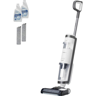 Tineco iFloor 3 Breeze Complete Wet Dry Vacuum, Floor Washer, White/Grey - Refurbished
