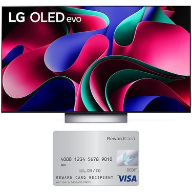 LG OLED evo G3 83 Inch 4K Smart TV (2023) Bundle with $100 Visa Card