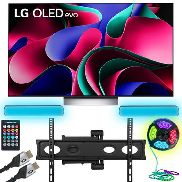 LG OLED83G3PUA OLED evo G3 83" 4K Smart TV 2023 w/ Monster TV Wall Mount Kit