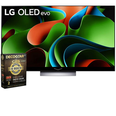 LG OLED evo C3 65 Inch HDR 4K Smart OLED TV (2023) + 26 Month Extended Protection