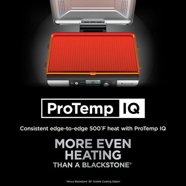 Ninja Sizzle Pro XL 20-Inch Indoor Griddle + Grill - Silver, Refurbished