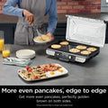 Ninja Sizzle Pro XL 20-Inch Indoor Griddle + Grill - Silver, Refurbished