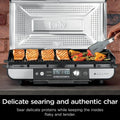Ninja Sizzle Pro XL 20-Inch Indoor Griddle + Grill - Silver, Refurbished