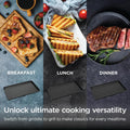 Ninja Sizzle Pro XL 20-Inch Indoor Griddle + Grill - Silver, Refurbished