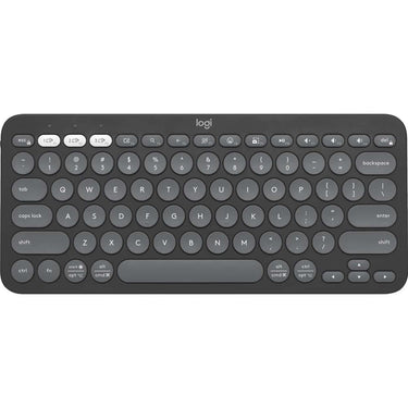 Logitech Core Pebble Keys 2 K380S Wireless Keyboard in Tonal Graphite - 920-011775