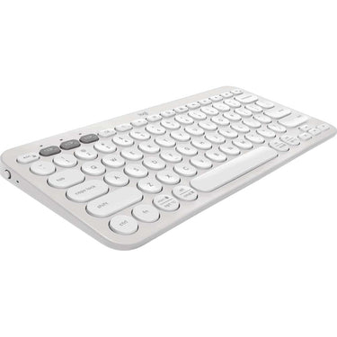 Logitech Core Pebble Keys 2 K380S Wireless Keyboard in Tonal White - 920-011776