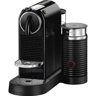 Delonghi Nespress CitiZ Coffee and Espresso Machine with Milk Frother, Black