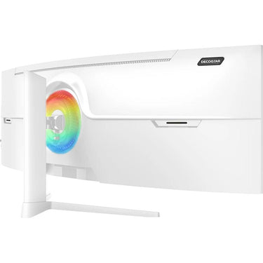 Deco Gear 49" White Curved 5K DQHD Ultrawide Gaming Monitor - 120Hz 100% sRGB USB-C
