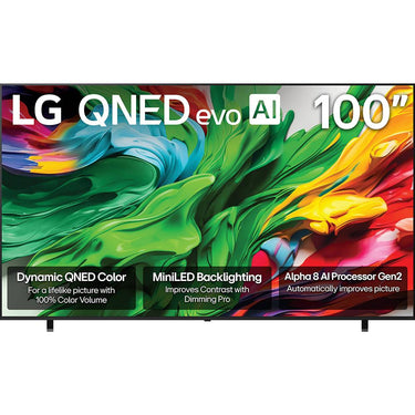 LG 100 inch 85A Series QNED evo AI Mini LED 4K UHD Smart webOS TV (2025)