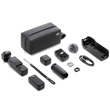 DJI Osmo Pocket 3 Creator Combo 4K 120fps, 3-Axis Gimbal Bundle with DJI Mic