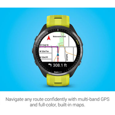 Garmin Forerunner 965 Running Smartwatch, Amp Yellow and Black