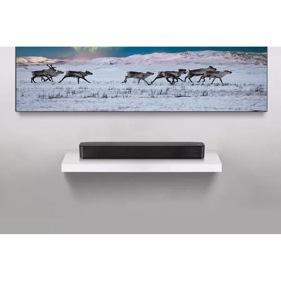 LG SKM1 2.0 Channel Compact Bluetooth Soundbar Wireless TV Speaker with Remote