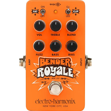 Electro-Harmonix BENDER ROYALE Germanium Fuzz, Orange