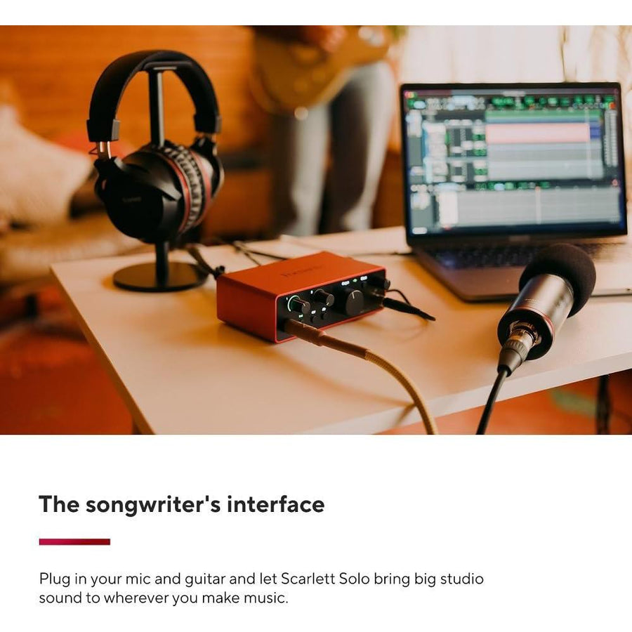 Focusrite Scarlett Solo 4th Gen Audio Interface