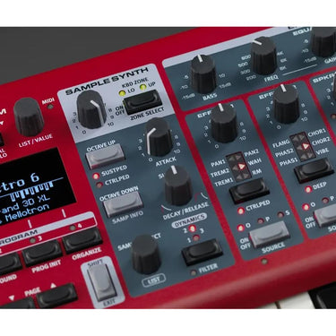 Nord Nord 61 Note Electro 6D 61 key semi-weighted  action, with nine physical drawbar