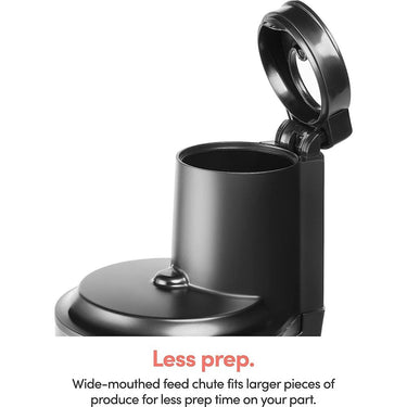 NutriBullet Slow Masticating Juicer Machine 150 Watts, Charcoal Black - Refurbished