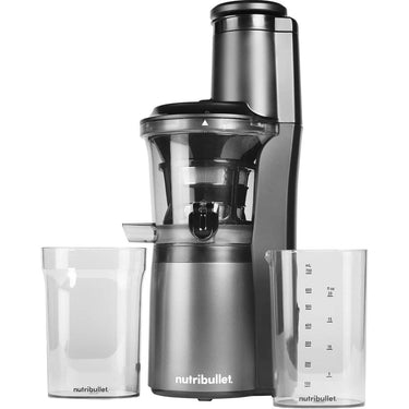 NutriBullet Slow Masticating Juicer Machine 150 Watts, Charcoal Black - Refurbished