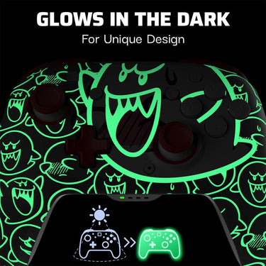 PDP Rematch Glow Wireless Controller Boo Hoo w/ Motion for Nintendo Switch