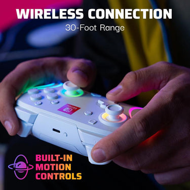 PDP Afterglow Wave Wireless Pro Controller with Full Motion for Nintendo Switch