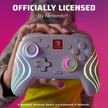 PDP Afterglow Wave Wireless Pro Controller with Full Motion for Nintendo Switch
