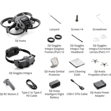 DJI Avata Explorer Combo with Goggles Integra and RC Motion 2 Controller
