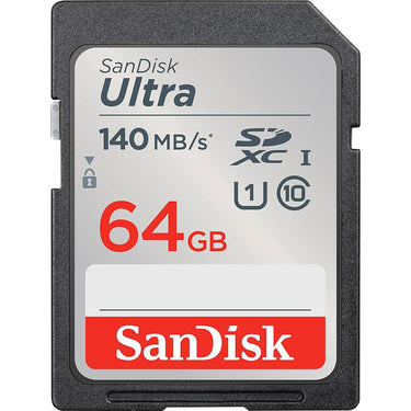 Sandisk 64GB Ultra SDXC Memory Card Class 10/UHS-I, 120MB/S