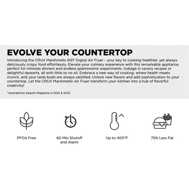 CRUX CRUX x Marshmello 8.0 QT Digital Air Fryer