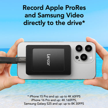 Lexar SL500 USB 3.2 Type-C Portable External SSD - 1TB, 2000MB/s, Aluminum