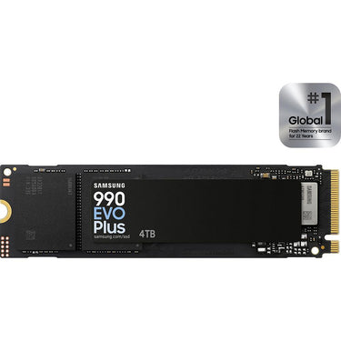 Samsung 990 EVO Plus 4 TB SSD Gen4 NVMe M.2 Bundle with 1 Year Extended Warranty