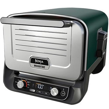 Ninja Woodfire 8-in-1 Outdoor Smoker Pizza Oven with 5 Pizza Settings, Green