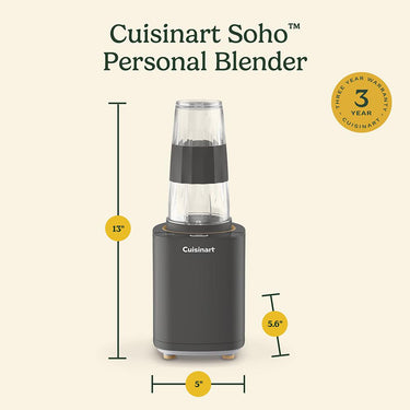 Cuisinart CPB-7BK Soho Personal Blender, Black