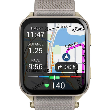 Garmin Venu X1 GPS Premium Smartwatch, Soft Gold, Titanium, French Gray