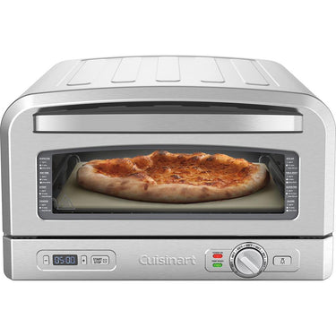 Cuisinart Indoor Portable Countertop Pizza Oven Steel with Pizza Peel & Warranty