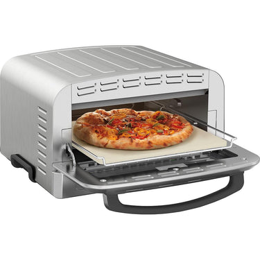 Cuisinart Indoor Portable Countertop Pizza Oven Steel with Pizza Peel & Warranty