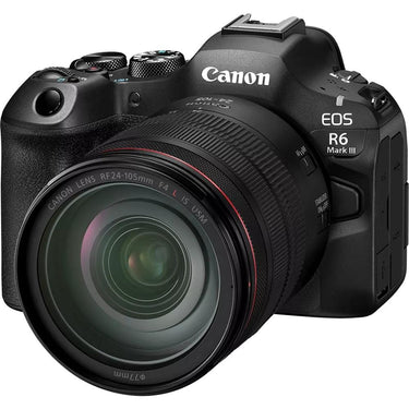 Canon EOS R6 Mark III Mirrorless Camera with RF 24-105mm F4 L IS USM Lens Kit Bundle
