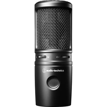 Audio-Technica AT2020USB-X Cardioid Condenser USB Microphone for Content Creators, Black